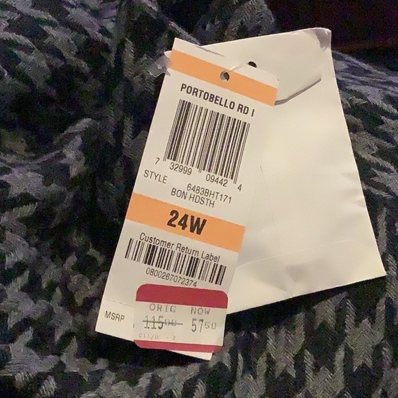 STYLE & Co Portobello Houndstooth Blazer Jacket (K13) - Picture 7 of 8